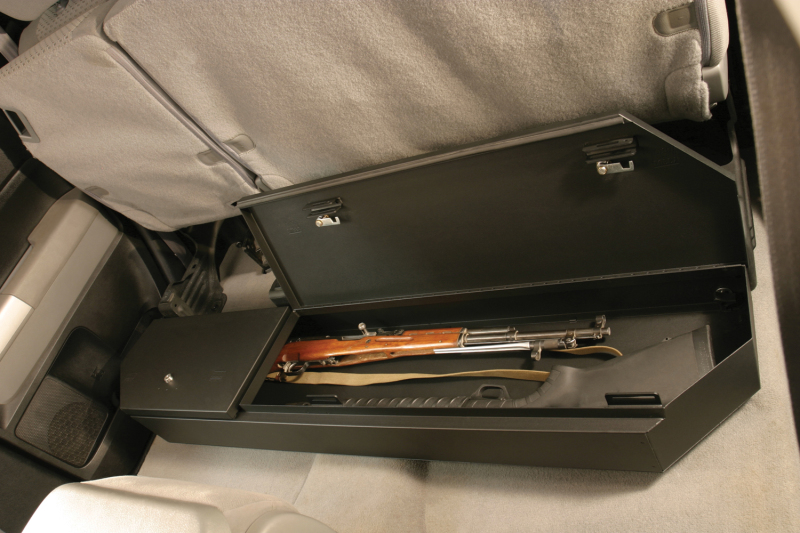 Toyota Tundra Underseat Lockbox - Rear - Tuffy Products - 3-Digit Combination Lock - Black - `07-`21